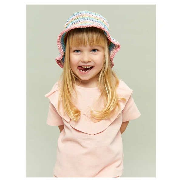 Lc Waikiki Yeni Sezon Bisiklet Yaka Basic Kız Bebek Bluz Ve Pantolon 2'li - 3 - 6 Ay - Pembe - Görsel 2