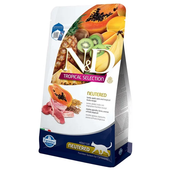 N&D Tropical Selection Kuzu Etli 5 Kg Kısırlaştırılmış Yetişkin Kedi Maması - Görsel 3