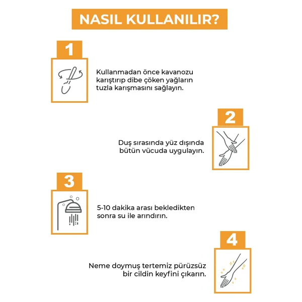 Sinoz Arındırıcı Nemlendirici 300 Gr Vücut Peelingi - Görsel 7