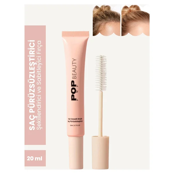 Pop Beauty Saç & Kaş Sabitleyici, Şekillendirici Set (Saç Pürüzsüzleştirici, Kaş Sabitleyici) - Beyaz - Görsel 3