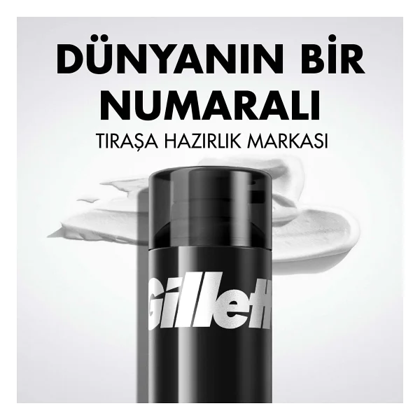 Gillette Normal Tıraş Köpüğü 200 Ml Erkekler İçin Hassas Cilt Dostu Ürün - Tıraş Köpüğü Normal 200 Ml - Görsel 7