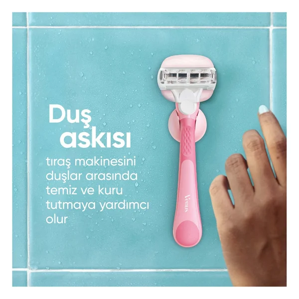 Gillette Venus ComfortGlide Sugarberry Miami Kadın 5 Bıçaklı Tıraş Bıçağı - Görsel 3