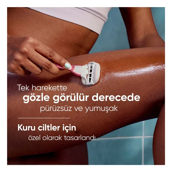 Gillette Venus ComfortGlide Sugarberry Miami Kadın 5 Bıçaklı Tıraş Bıçağı - Görsel 5