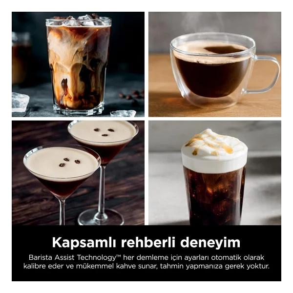 Ninja Luxe Cafe Premier Siyah Yarı Otomatik Espresso Makinesi - Görsel 3