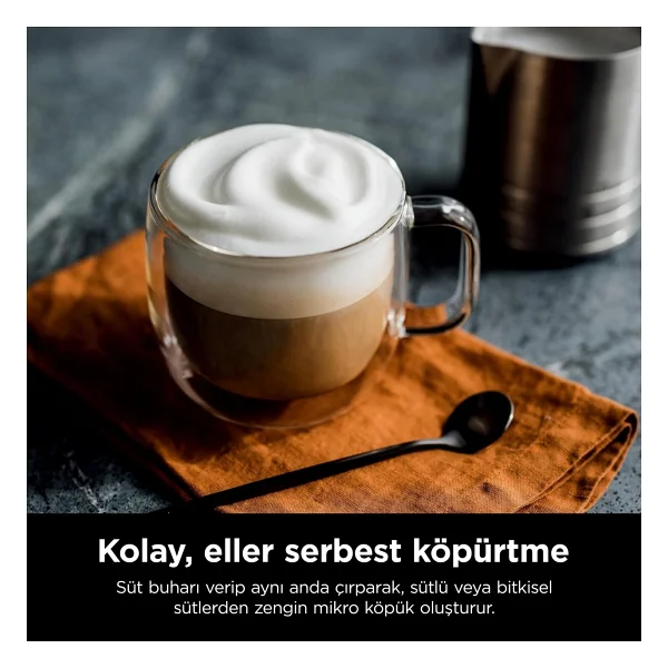 Ninja Luxe Cafe Premier Siyah Yarı Otomatik Espresso Makinesi - Görsel 6