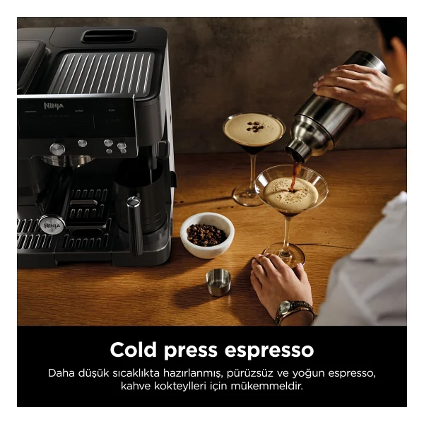 Ninja Luxe Cafe Premier Siyah Yarı Otomatik Espresso Makinesi - Görsel 8