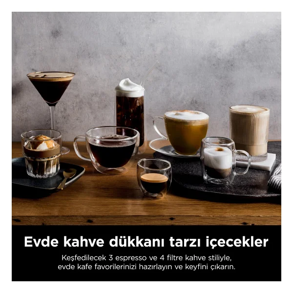 Ninja Luxe Cafe Premier Siyah Yarı Otomatik Espresso Makinesi - Görsel 9