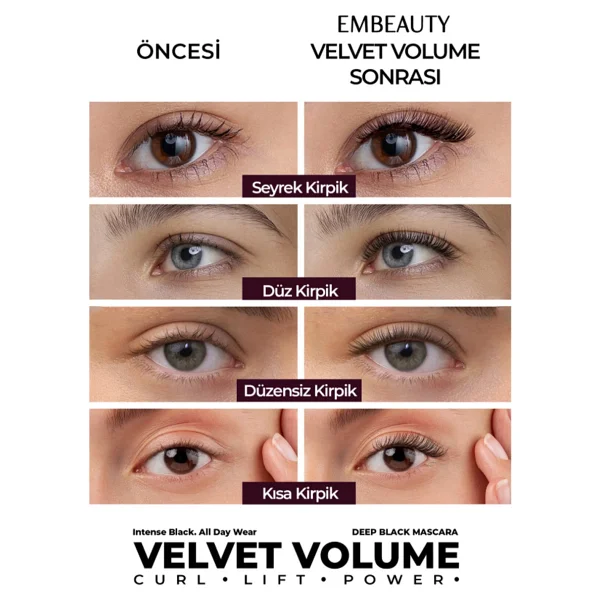Embeauty Ultra Siyah Dolgunlaştırıcı Maskara Ve Brow Lock Fıx Kaş Sabitleyici Maskara - Görsel 3