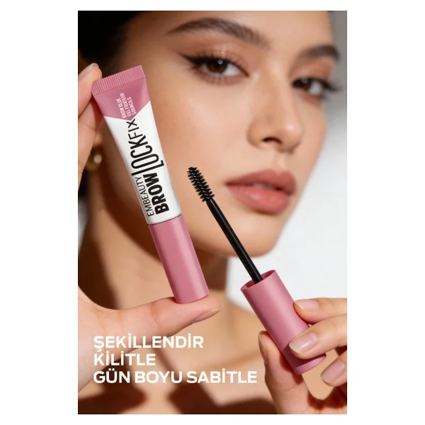 Embeauty Ultra Siyah Dolgunlaştırıcı Maskara Ve Brow Lock Fıx Kaş Sabitleyici Maskara - Görsel 6