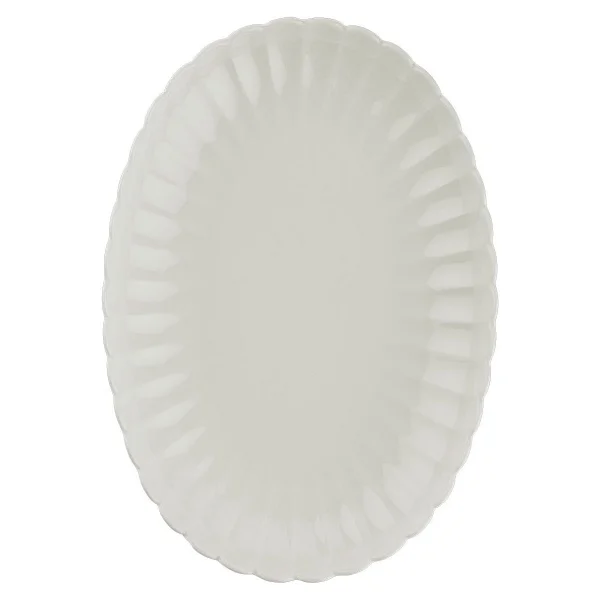 Kütahya Porselen Bone Luz 28 Cm 2'li Kayık Tabak - Görsel 2