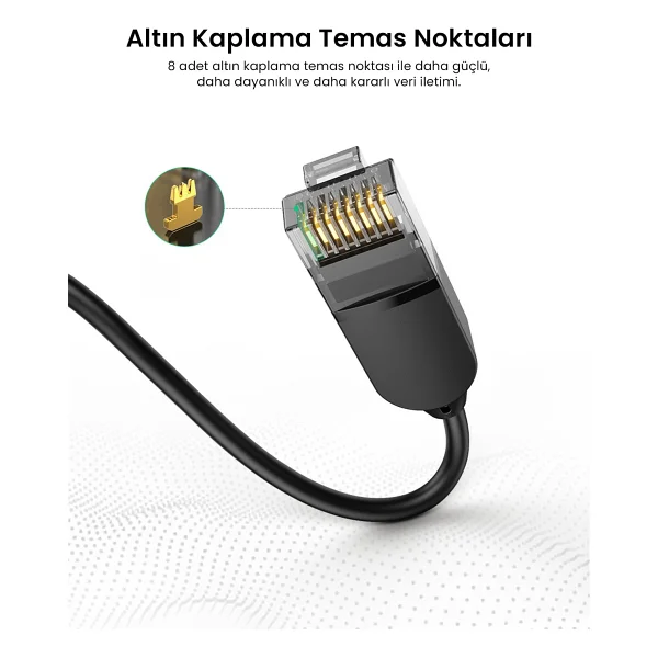Ugreen 70656 10 M Cat6a Patch Kablo - Görsel 8