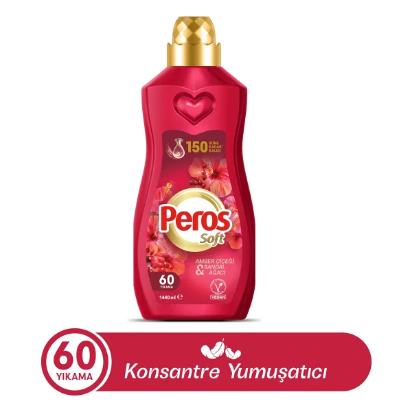 Peros Amber Çiçeği Ve Sandal Ağacı Yumuşatıcı 60 Yıkama 1.44 Lt - Görsel 9