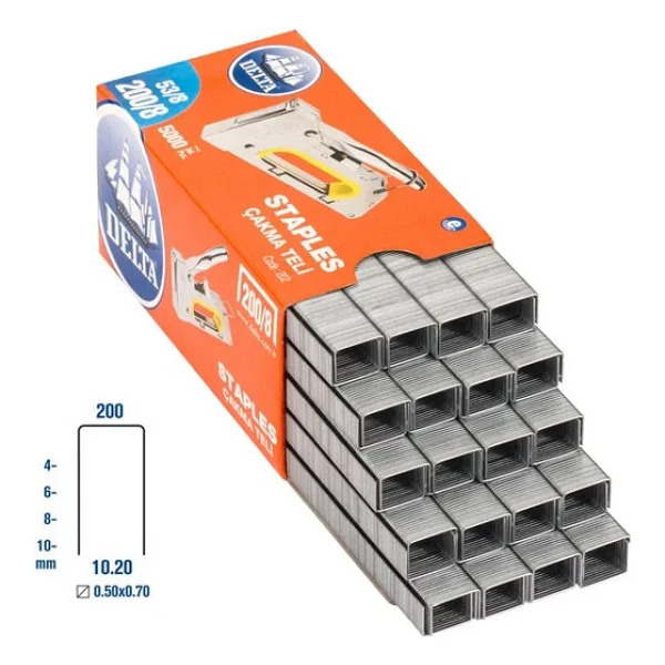 Delta 200/8 Zımba Teli 5000 Adet - Görsel 2