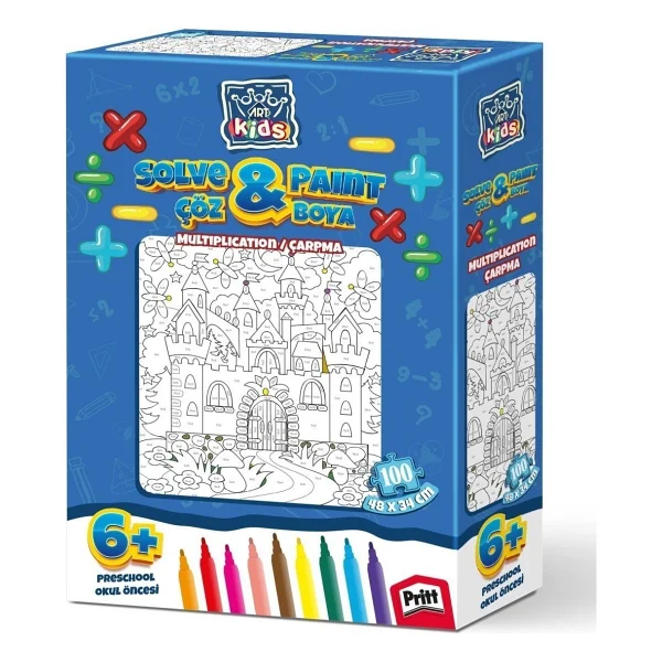 Art Puzzle Kids Çöz Boya Çarpma 5848 - Görsel 2