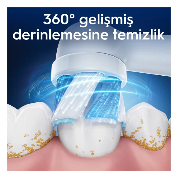 Oral-B İo Ultimate Clean Beyaz 2'li Diş Fırçası Başlığı - Görsel 9