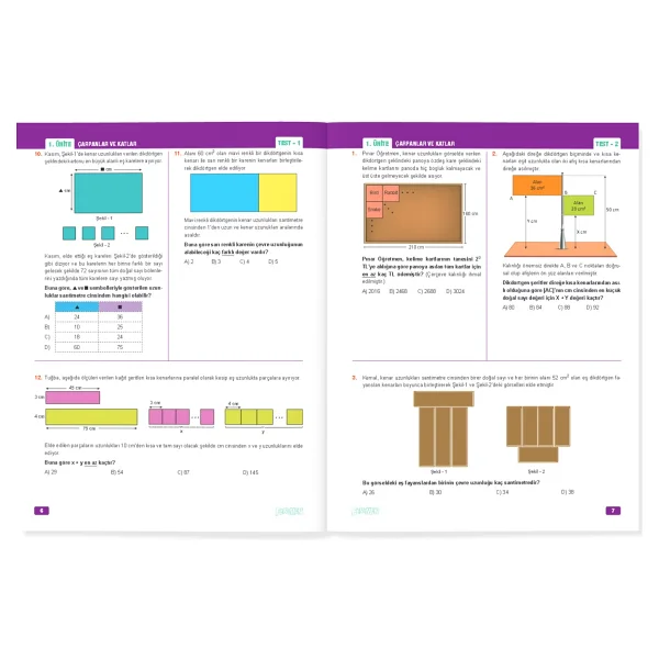 Fenomen Okul Yayınları 8. Sınıf Lgs Geometri Tabanlı Matematik B Soru Bankası - Görsel 5