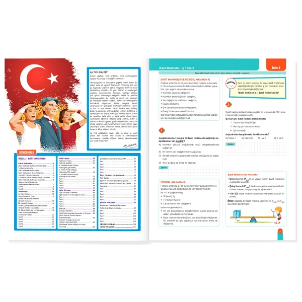 Fenomen Okul Yayınları 8. Sınıf Fen Bilimleri 5. Fasikül (Basit Makineler) Konu Özetli Soru Bankası - Görsel 3