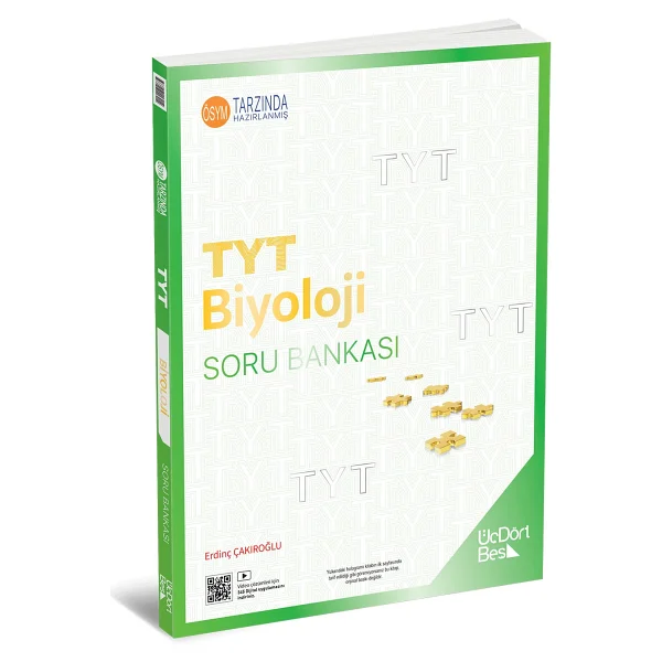 Üçdörtbeş Yayınları Tyt Biyoloji Soru Bankası - Görsel 2