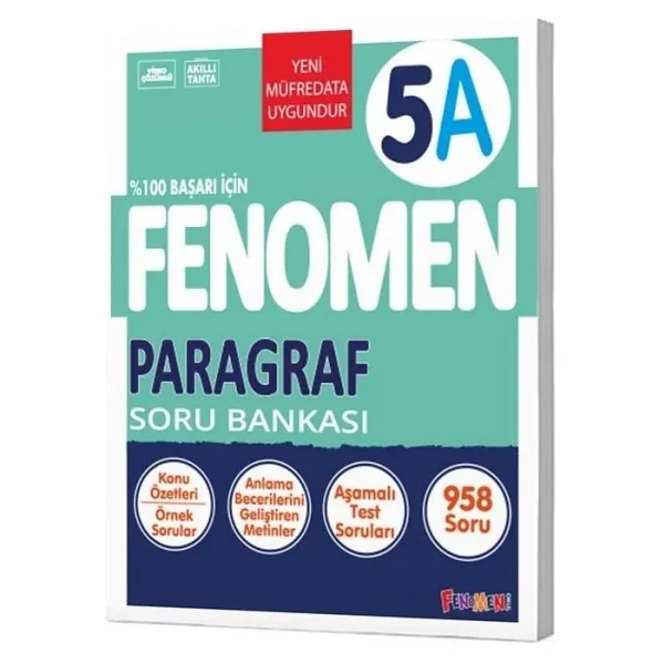 Fenomen Okul Yayınları 5. Sınıf Paragraf A Soru Bankası - Görsel 2