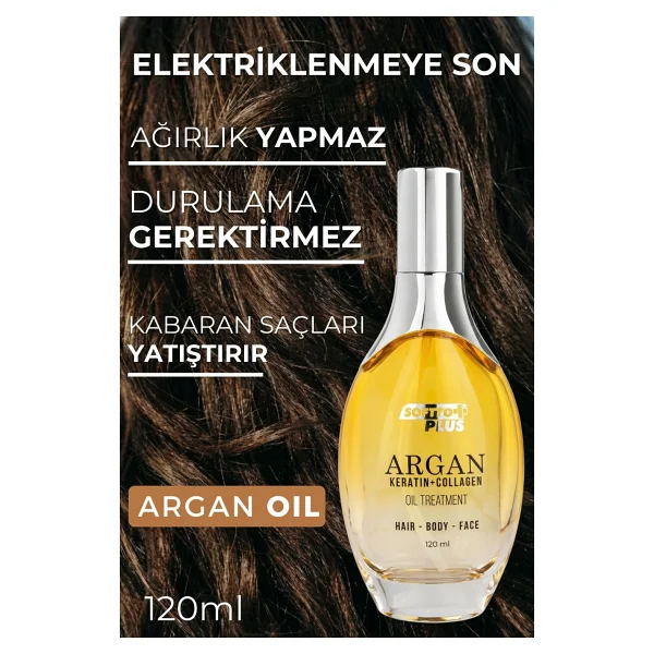 Softto Plus Argan 100 Ml Saç Vücut Ve Cilt Bakım Yağı - Görsel 3