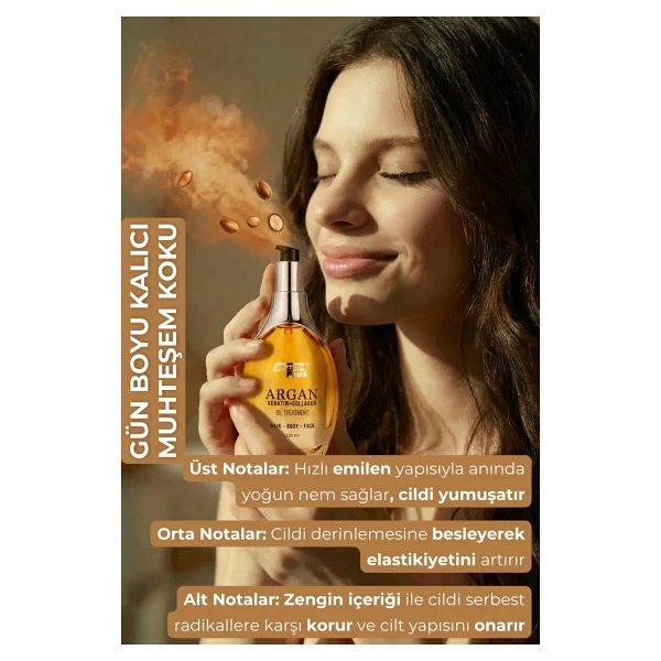 Softto Plus Argan 100 Ml Saç Vücut Ve Cilt Bakım Yağı - Görsel 4
