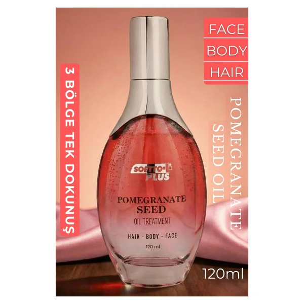 Softto Plus Nar Çekirdeği Parlaklık Ve Canlılık Veren 120 Ml Saç Yüz Ve Vücut Yağı - Görsel 4