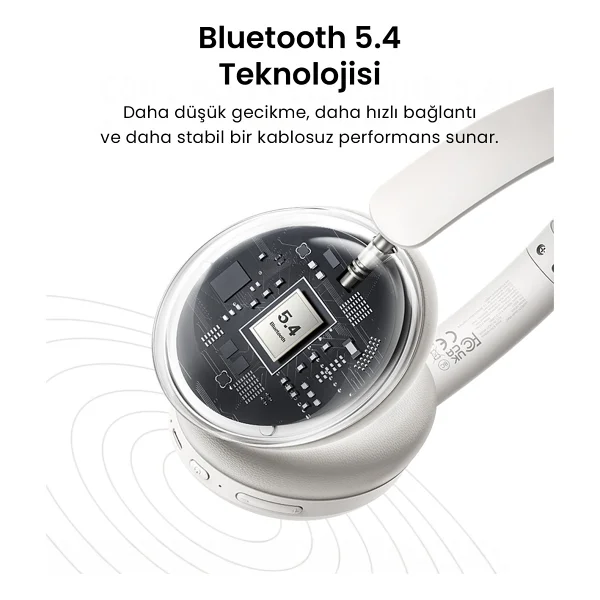 Ugreen Hitune Max 2 ANC Siyah Kulak Üstü Bluetooth Kulaklık - Görsel 7