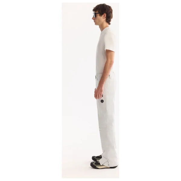 Avva Erkek Beyaz Beli Çıtçıtlı Su Itici Rüzgar Geçirmez Comfort Fit Kayak Pantolonu A52y3125 - Görsel 5