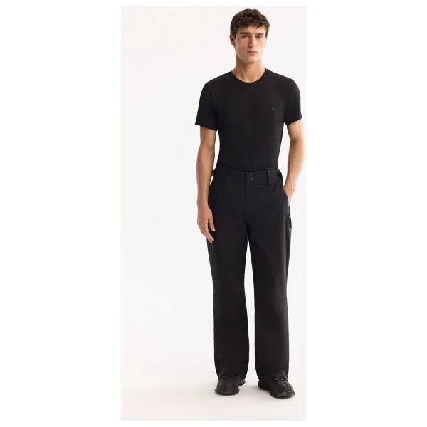 Avva Erkek Beyaz Beli Çıtçıtlı Su Itici Rüzgar Geçirmez Comfort Fit Kayak Pantolonu A52y3125 - Görsel 8