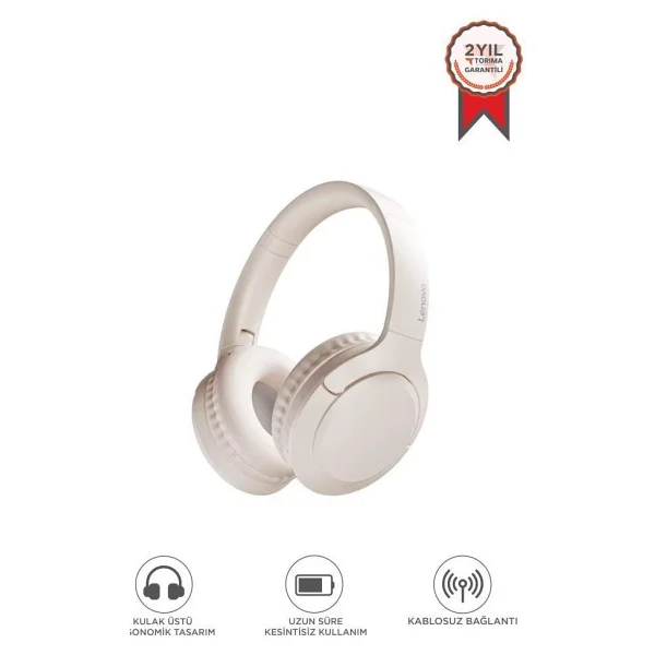 Lenovo Th53 Kulak Üstü Bluetooth Kulaklık - Görsel 6