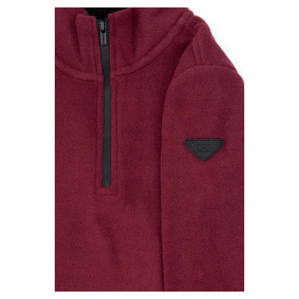U.S. Polo Assn 50313841-Vr177 Yarım Fermuarlı Bordo Çocuk Polar - Görsel 3