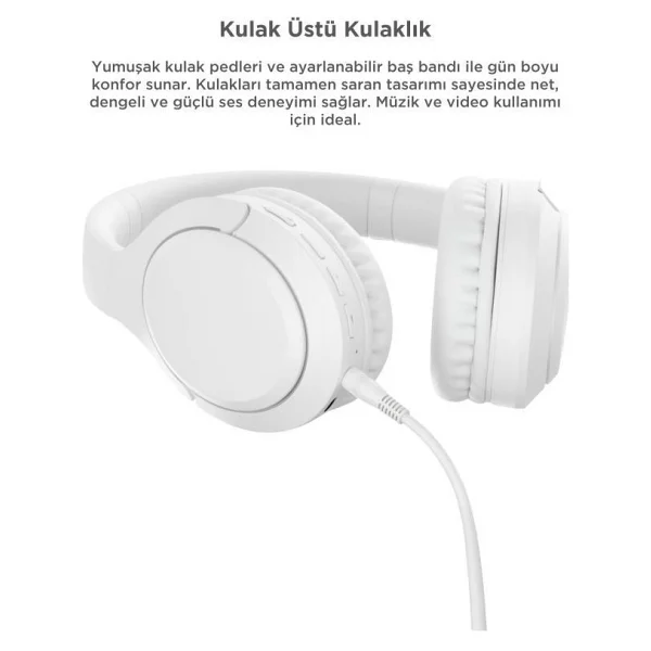 Lenovo Th53 Kulak Üstü Bluetooth Kulaklık - Görsel 4
