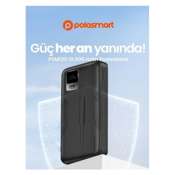 Polosmart Psm130 10000 mAh Hızlı Şarj Powerbank - Görsel 6