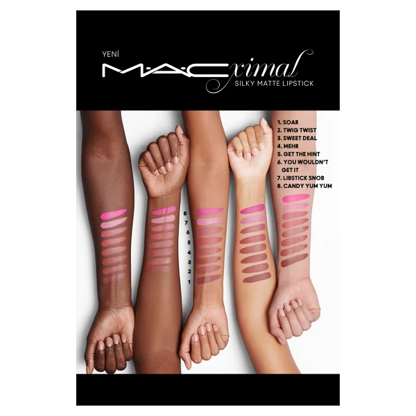 M.A.C Macximal Silky Matte Candy Yum Yum Stick Ruj - Görsel 6