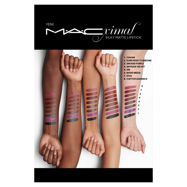 M.A.C Macximal Silky Matte Everybody's Heroine Ruj - Görsel 6