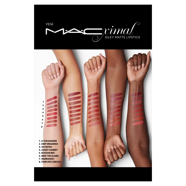 M.A.C Macximal Silky Matte D For Danger Stick Ruj - Görsel 6