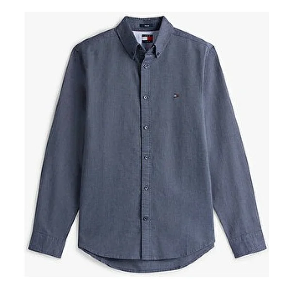 Tommy Hilfiger Tjm Oxford Gömlek - Lacivert - Görsel 5