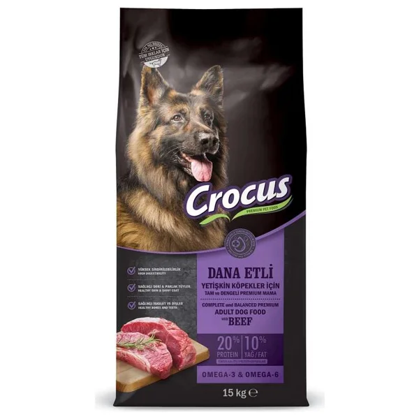 Crocus Biftekli Pirinçli 15 Kg Yetişkin Köpek Maması - Görsel 2