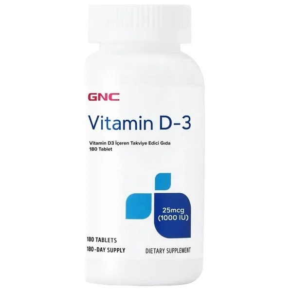 Gnc D3 Vitamin 180 Tablet - Görsel 10