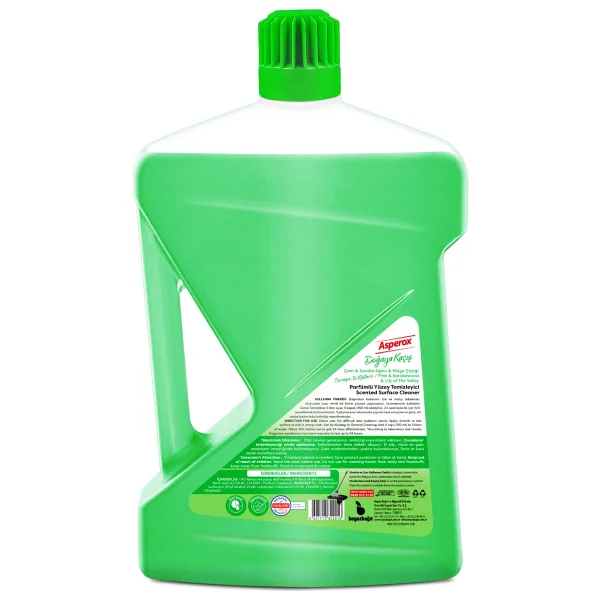 Asperox Doğaya Kaçış Çam Sandal Ağacı Ve Müge Çiçeği Yüzey Temizleyici 2.5 Lt - Görsel 3