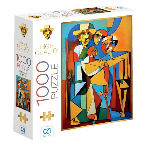 Ca Games Kübist Aile 1000 Parça Puzzle 7073 - Görsel 5