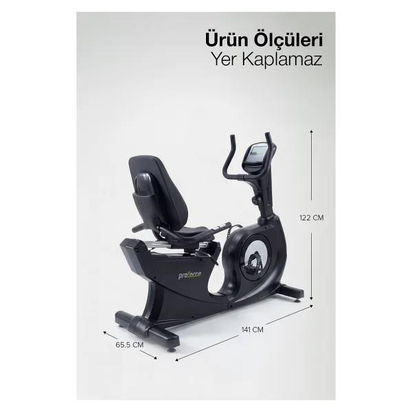 Proforce ZP-1100 Yatay Kondisyon Bisikleti - Görsel 4