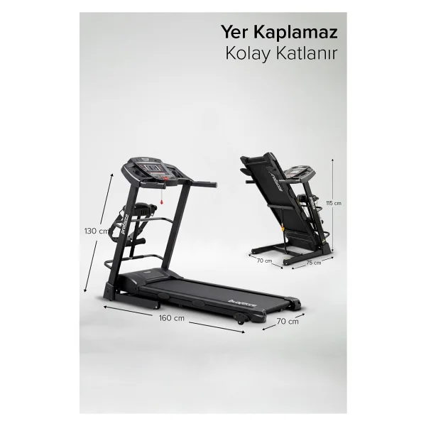 Proforce Premium Katlanabilir Koşu Bandı - Görsel 3