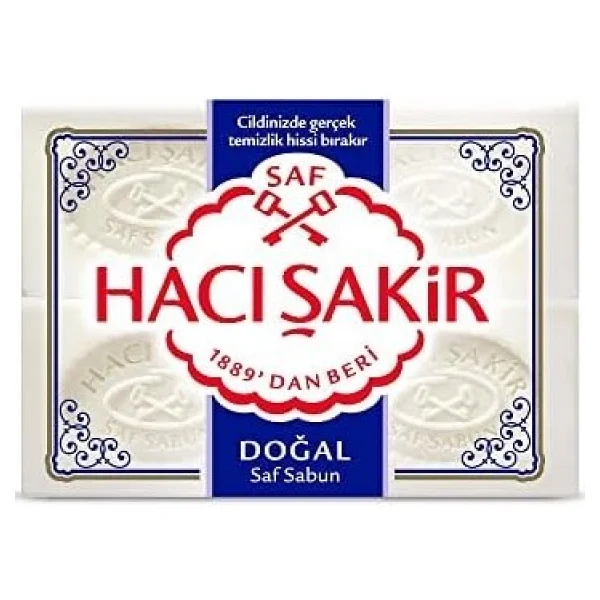 Hacı Şakir Doğal Geleneksel Beyaz Sabun (4 Adet) - standart - Görsel 2