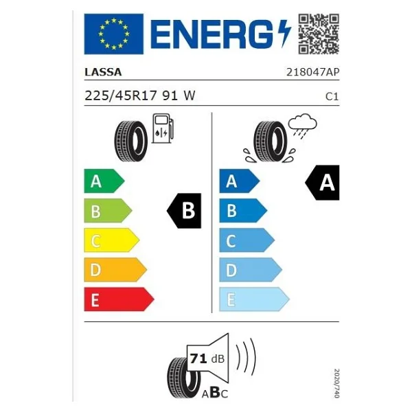 Lassa Revola 225/45 R17 91w Yaz Lastiği - 2026 - Görsel 2