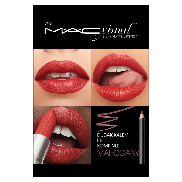 M.A.C Macximal Silky Matte Chili Stick Ruj - Görsel 5