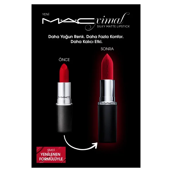 M.A.C Macximal Silky Matte Caviar Stick Ruj - Görsel 2