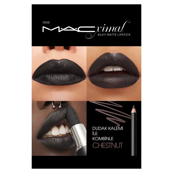M.A.C Macximal Silky Matte Caviar Stick Ruj - Görsel 5