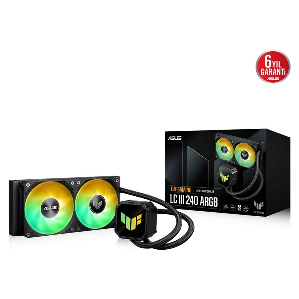Asus Tuf Gaming Lc Iıı 240 Argb 240 Mm İşlemci Sıvı Soğutucu - Görsel 2