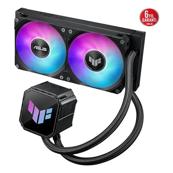 Asus Tuf Gaming Lc Iıı 240 Argb 240 Mm İşlemci Sıvı Soğutucu - Görsel 6